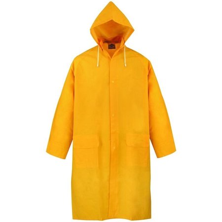 DIAMONDBACK Coat Rain W/Hood Yellow Xlarge PY-800XL